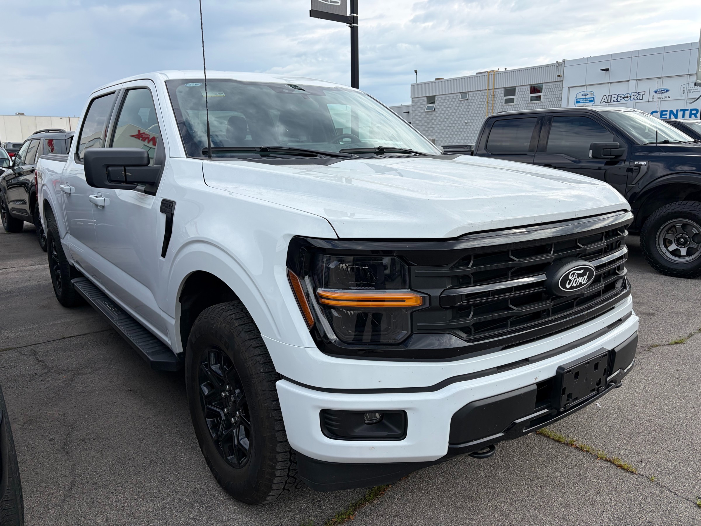 White 2025 Ford F-150 Pickup Truck Four-Wheel Drive Automatic