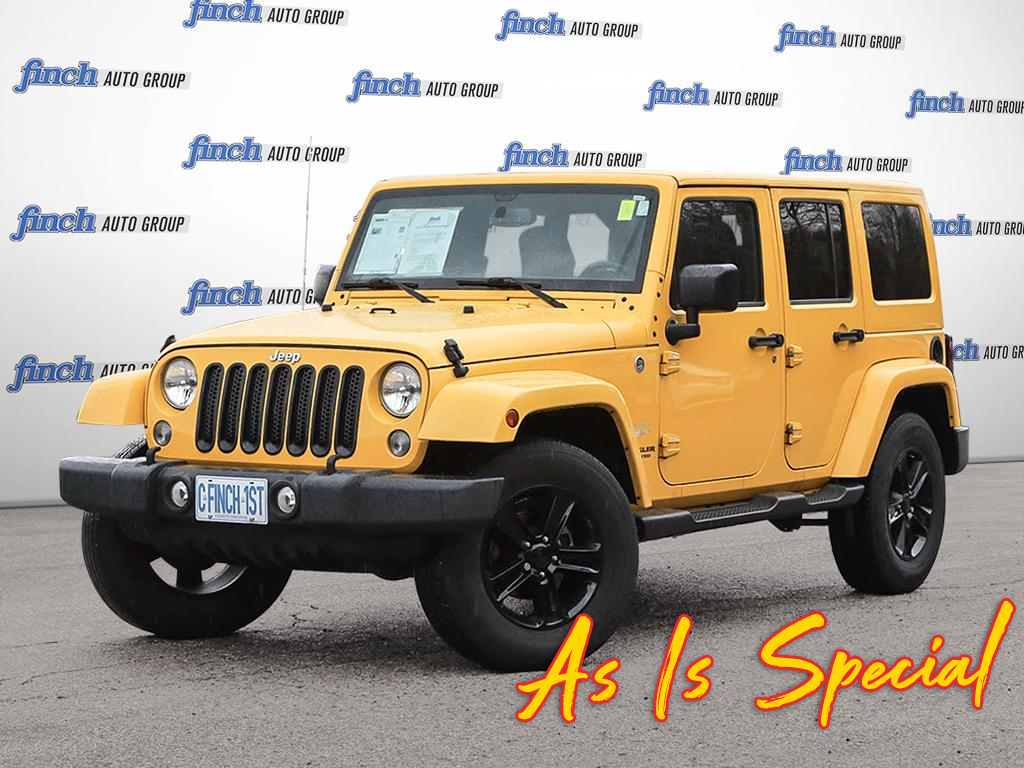 used 2015 Jeep Wrangler Unlimited car, priced at $17,500