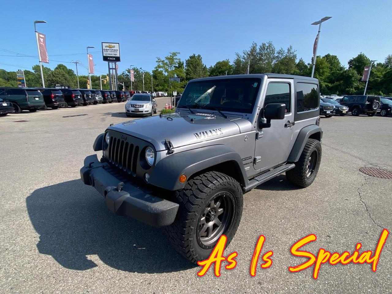 used 2017 Jeep Wrangler car, priced at $16,000