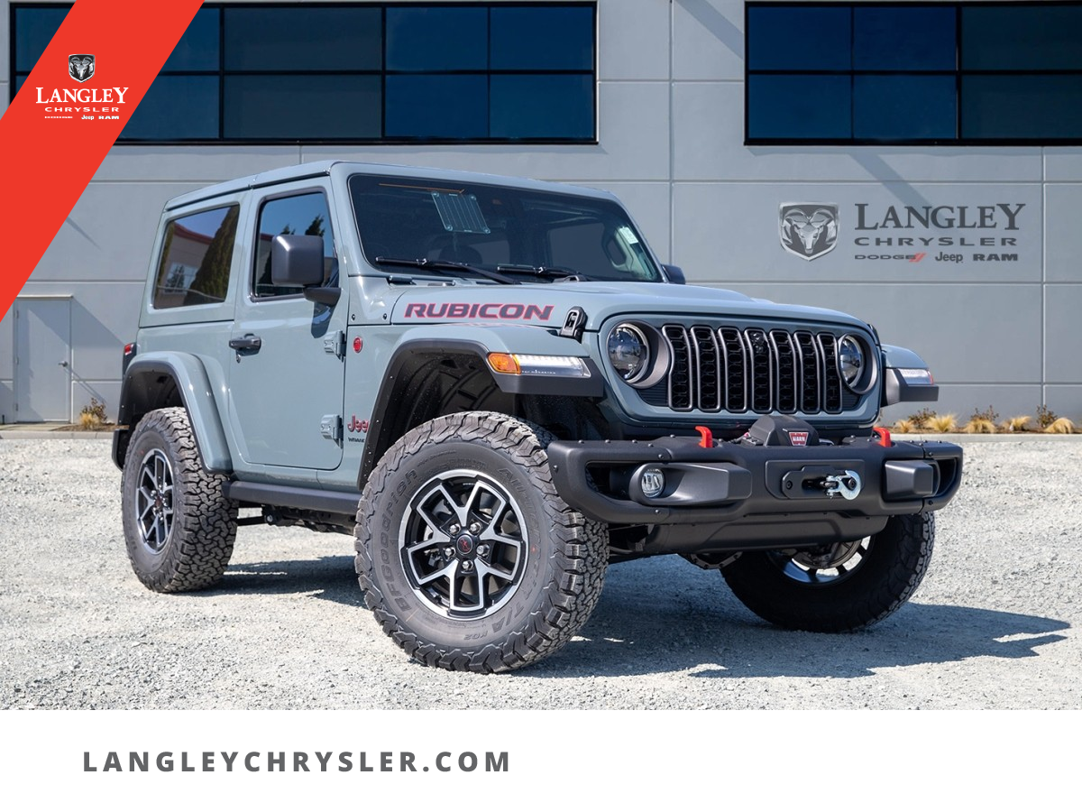 Used 2024 Jeep Wrangler Rubicon 2Door 4WD for Sale in Kamloops, BC