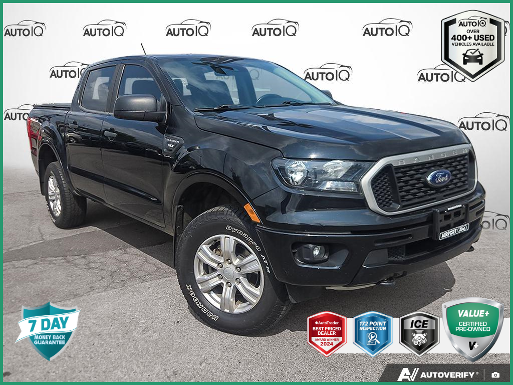 Black 2020 Ford Ranger Pickup Truck Four-Wheel Drive Automatic