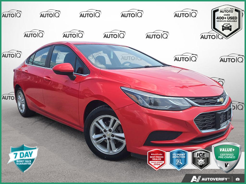 Red 2017 Chevrolet Cruze Sedan Front-Wheel Drive 6-Speed Automatic