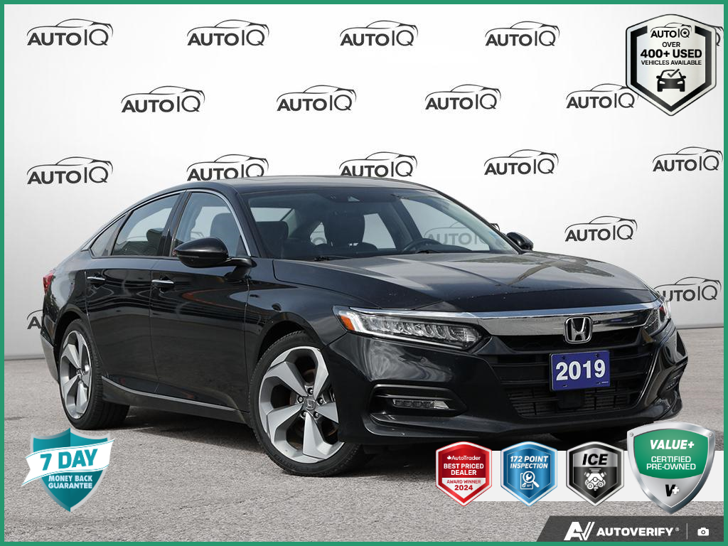 Black 2019 Honda Accord Sedan  Continuously Variable Transmission