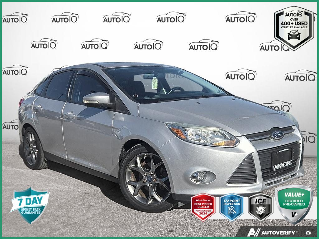 Silver 2014 Ford Focus Sedan Front-Wheel Drive 5-Speed Manual