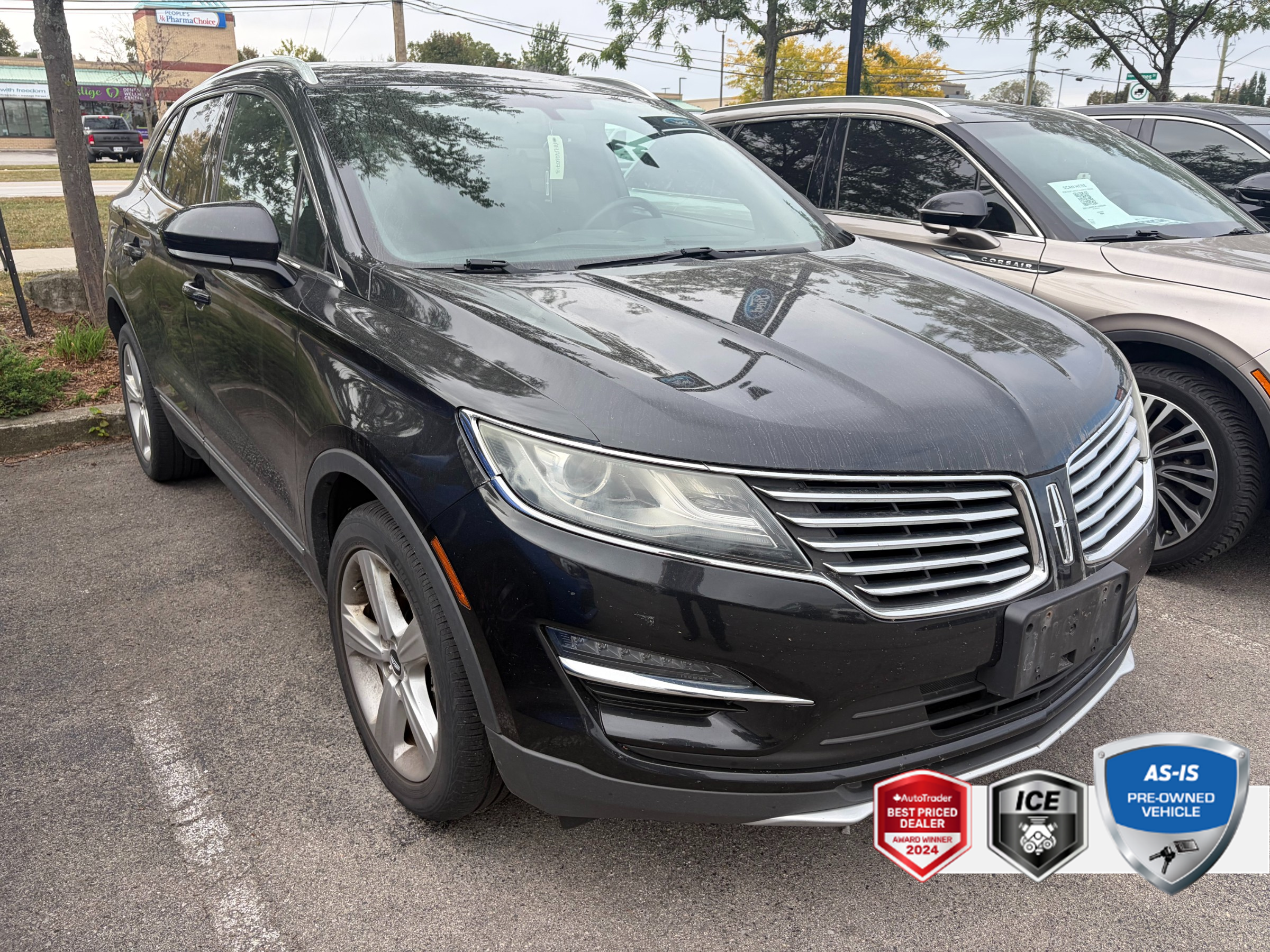Black 2015 Lincoln MKC SUV / Crossover All-Wheel Drive 6-Speed Automatic