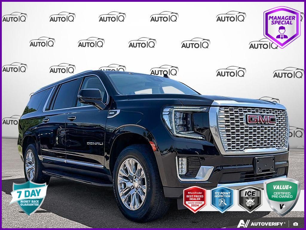 Black 2024 GMC Yukon XL SUV / Crossover Four-Wheel Drive Automatic