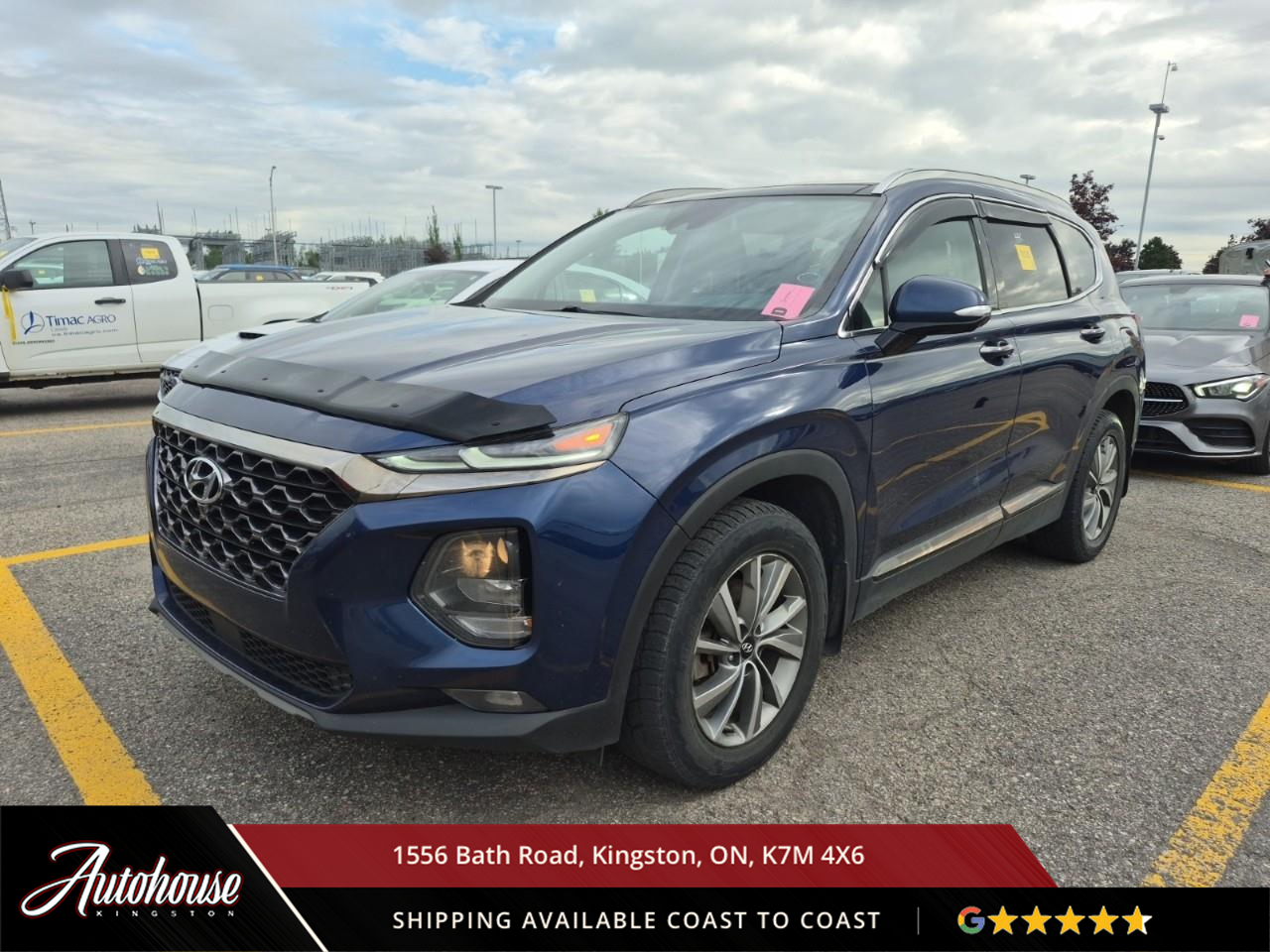 White 2020 Hyundai Santa Fe SUV / Crossover  6-Speed Automatic