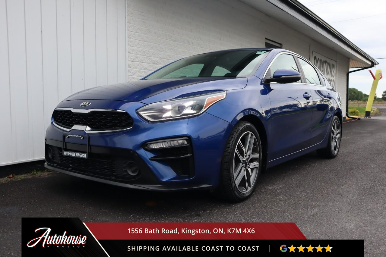 Blue 2019 Kia Forte Sedan Front-Wheel Drive Continuously Variable Transmission