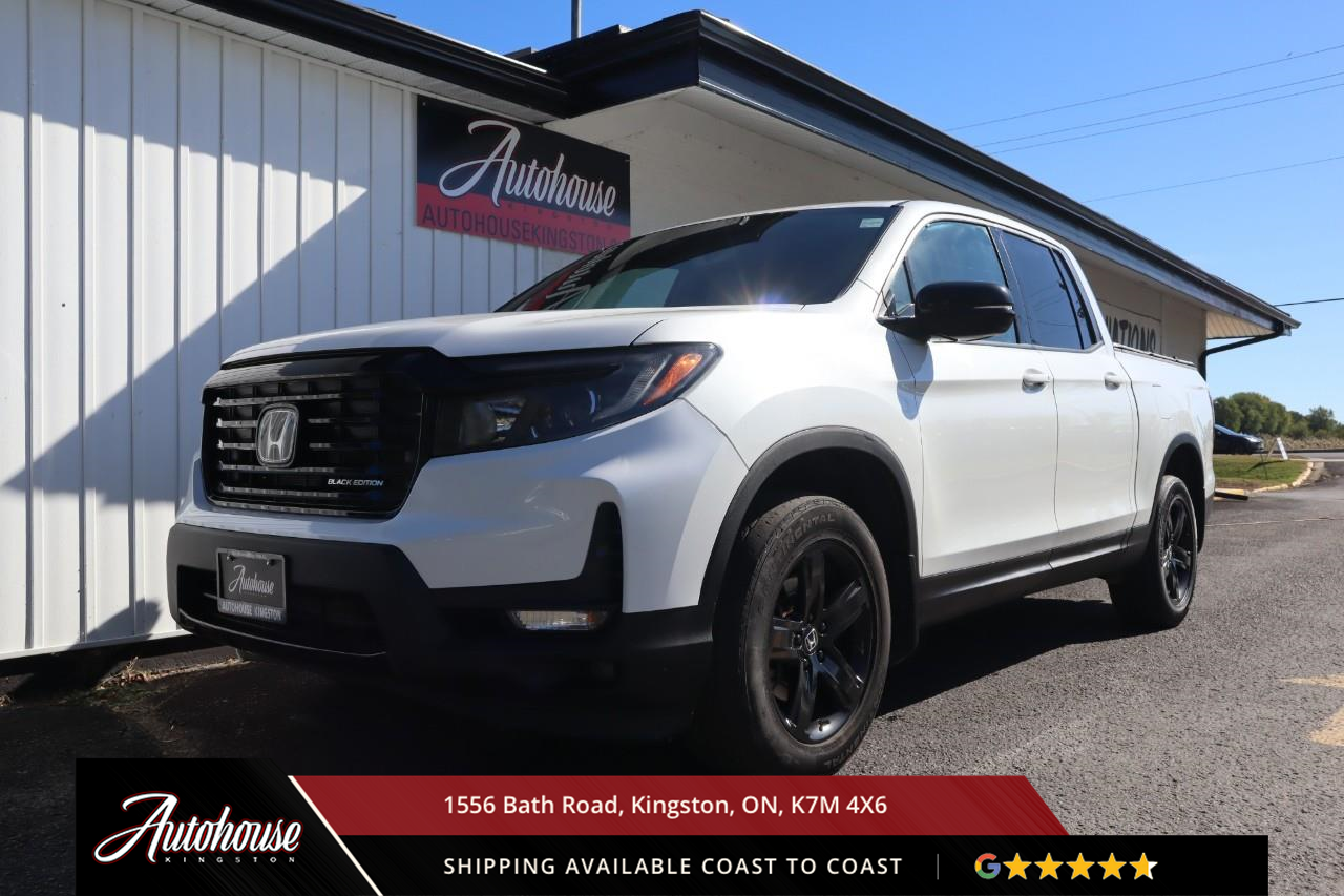 White 2021 Honda Ridgeline Pickup Truck All-Wheel Drive 9-Speed Automatic