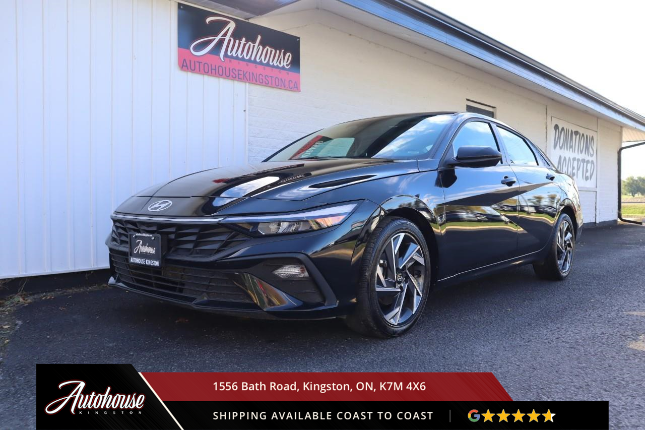 Black 2025 Hyundai Elantra Sedan  Continuously Variable Transmission