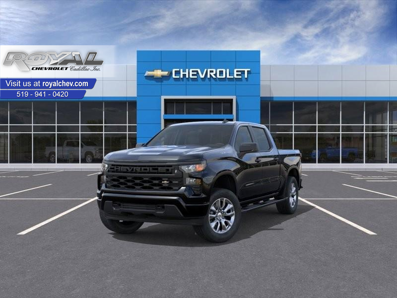 Black 2026 Chevrolet Silverado 1500 Pickup Truck Four-Wheel Drive 8-Speed Automatic