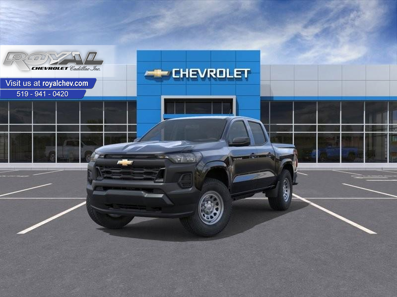 Black 2026 Chevrolet Colorado Pickup Truck Four-Wheel Drive 8-Speed Automatic