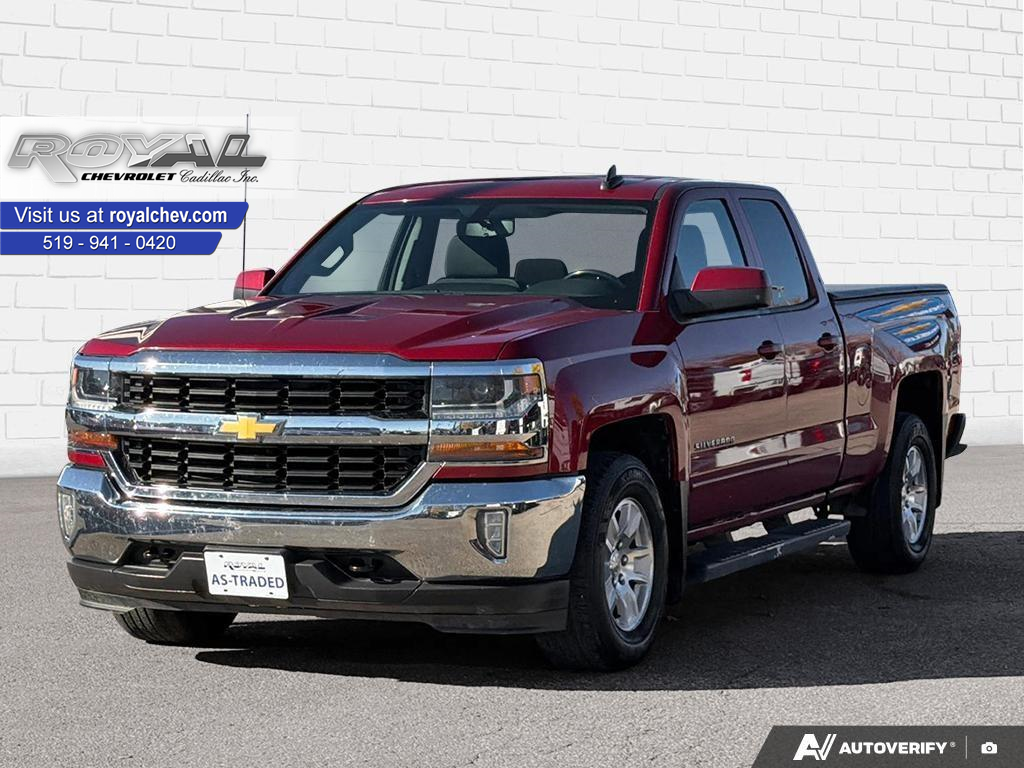 Red 2018 Chevrolet Silverado 1500 Pickup Truck Four-Wheel Drive 6-Speed Automatic