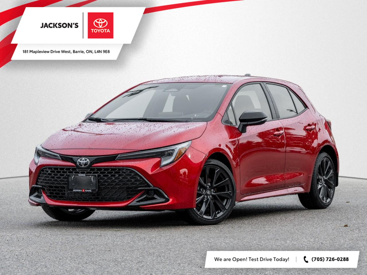 Red 2027 Toyota Corolla Hatchback   Automatic