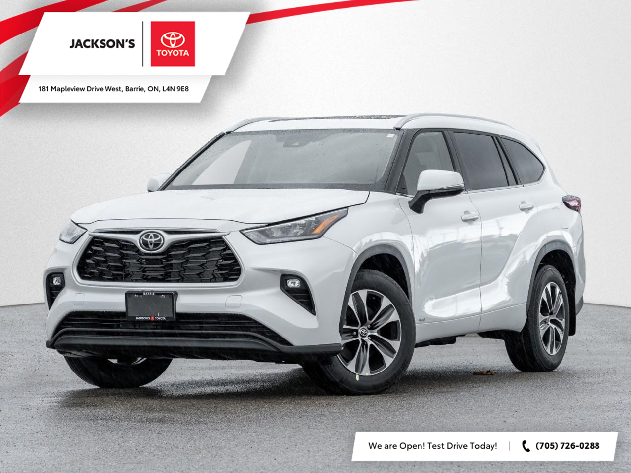 White 2026 Toyota Highlander Hybrid SUV / Crossover All-Wheel Drive Continuously Variable Transmission