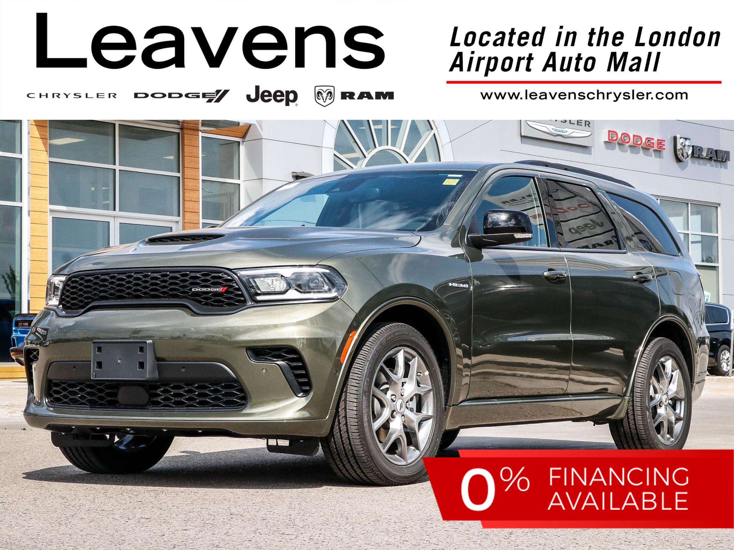 Green 2026 Dodge Durango SUV / Crossover All-Wheel Drive 8-Speed Automatic