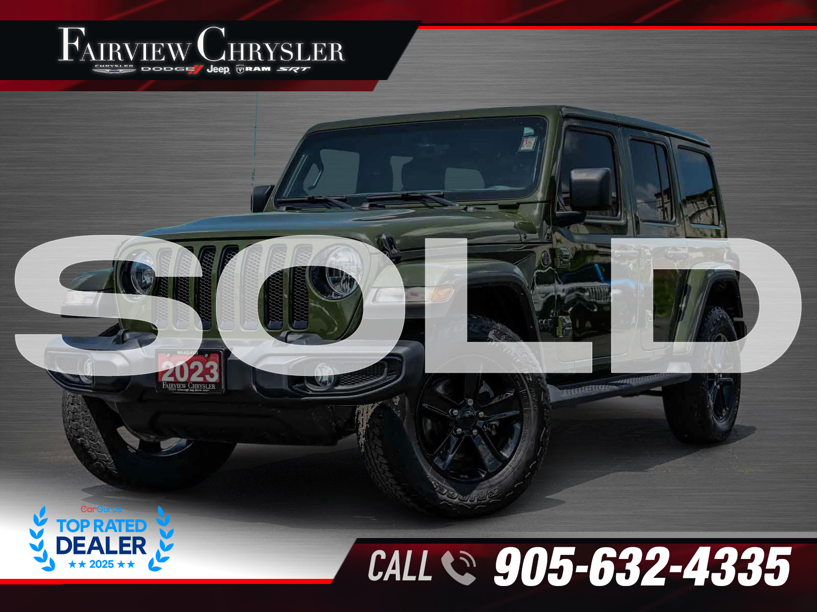 2023 Jeep Wrangler Sahara Altitude 4-Door 4WD