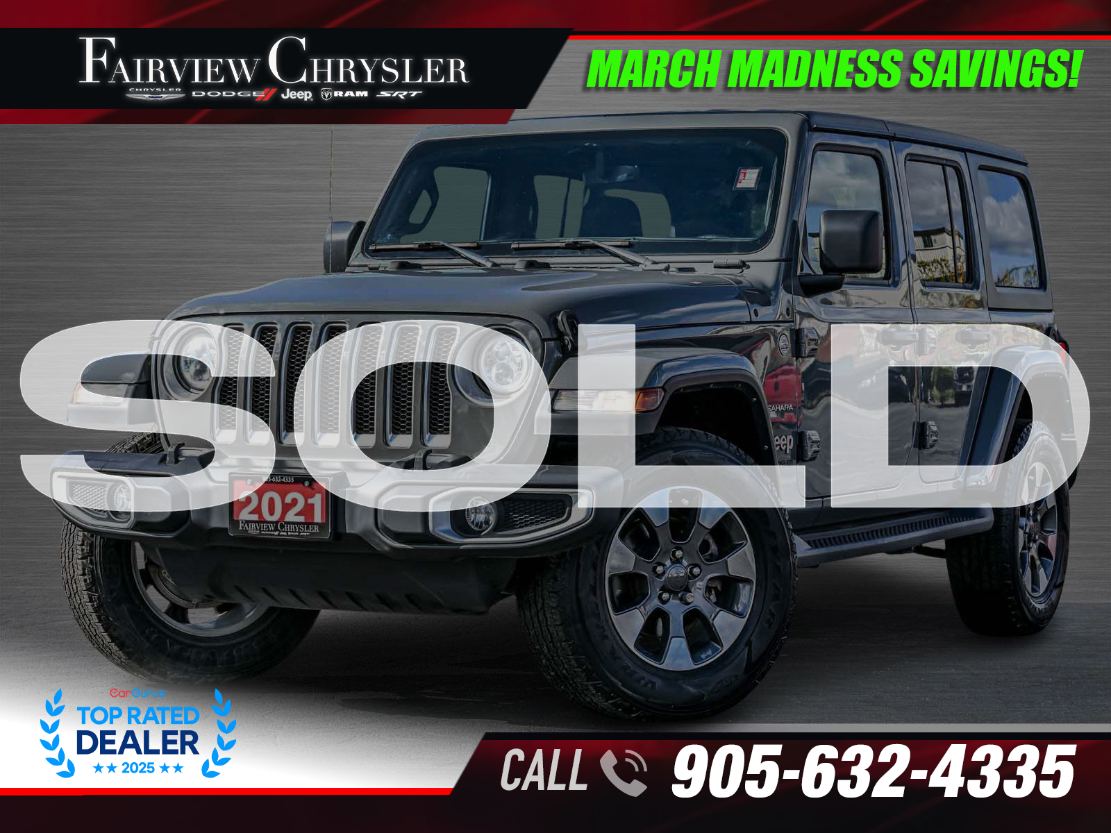 2021 Jeep Wrangler Unlimited Sahara 4WD