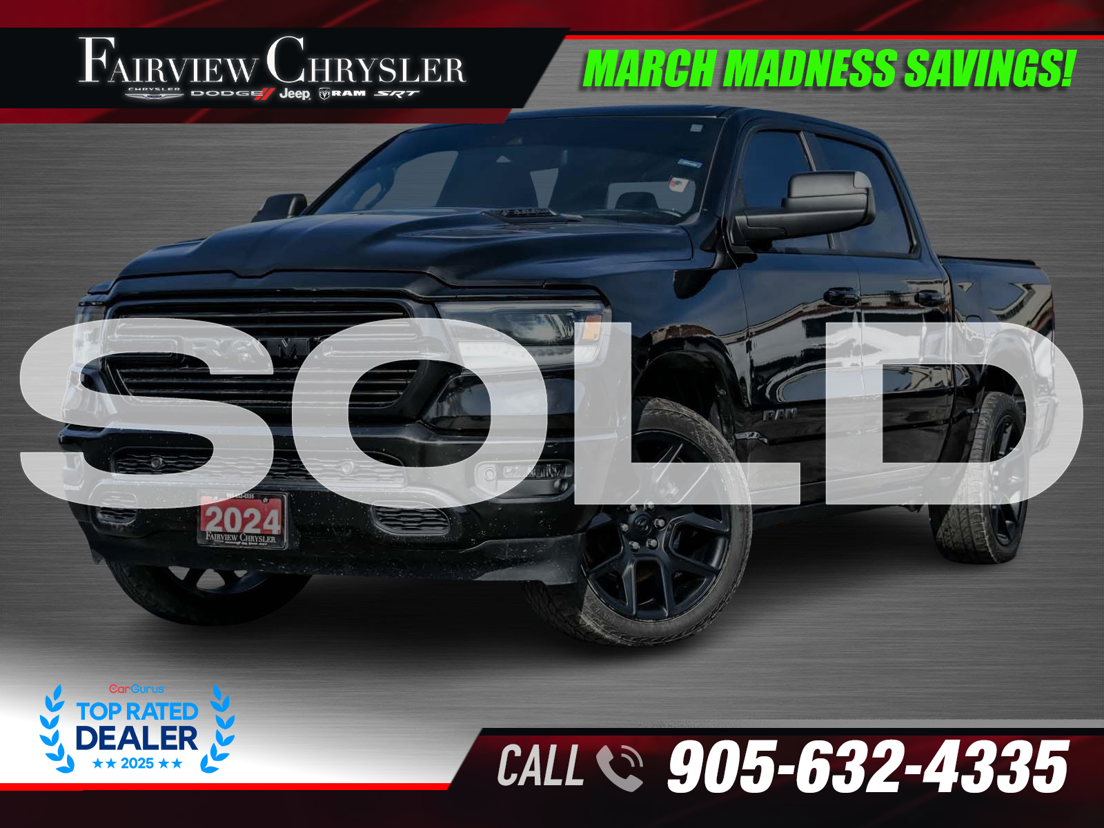 RAM 1500 Sport Crew Cab 4WD