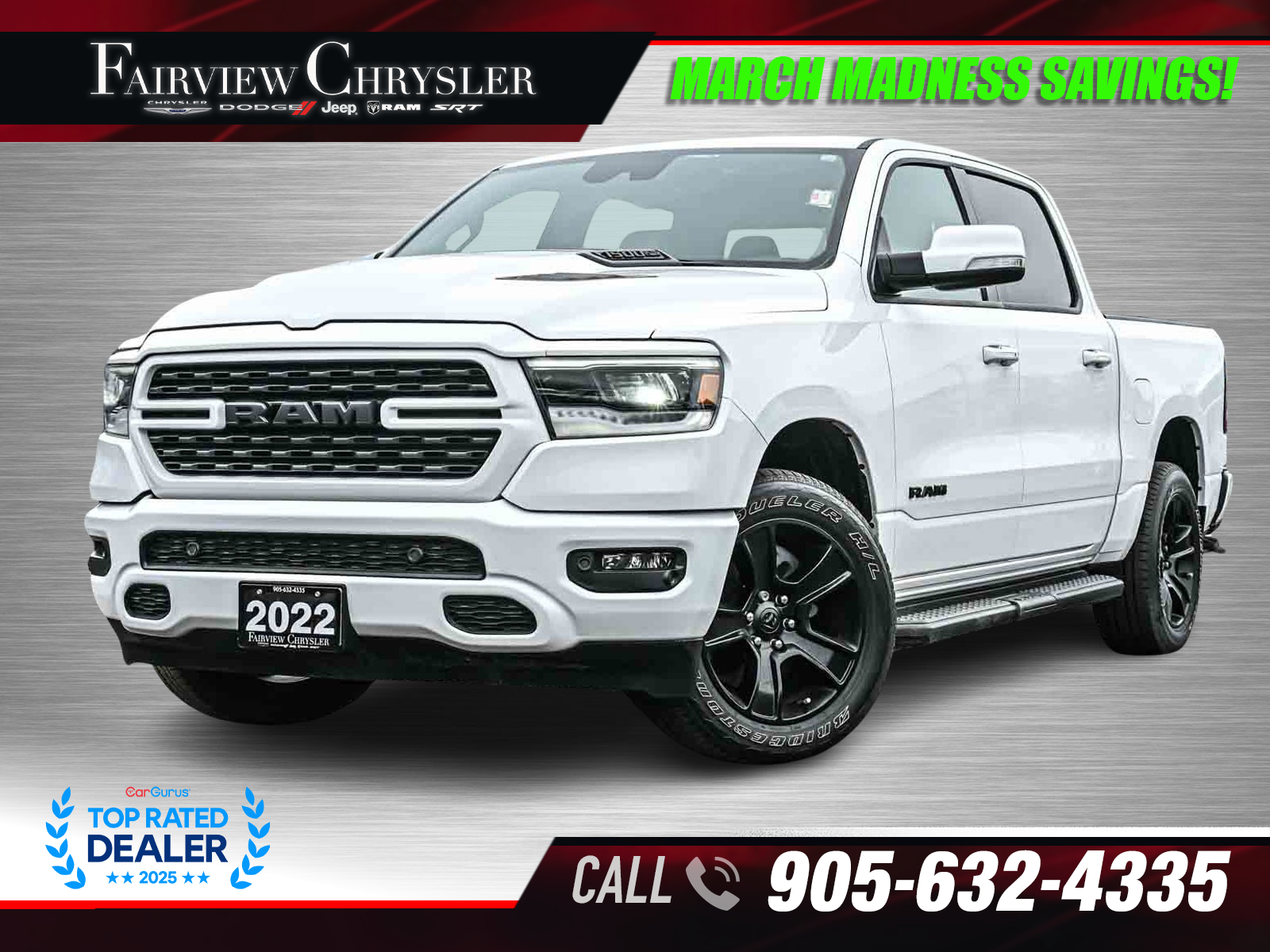 RAM 1500 Sport Crew Cab 4WD 2022