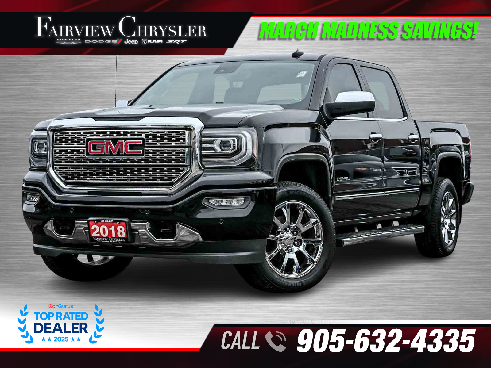 2018 GMC Sierra 1500 Denali Crew Cab 4WD