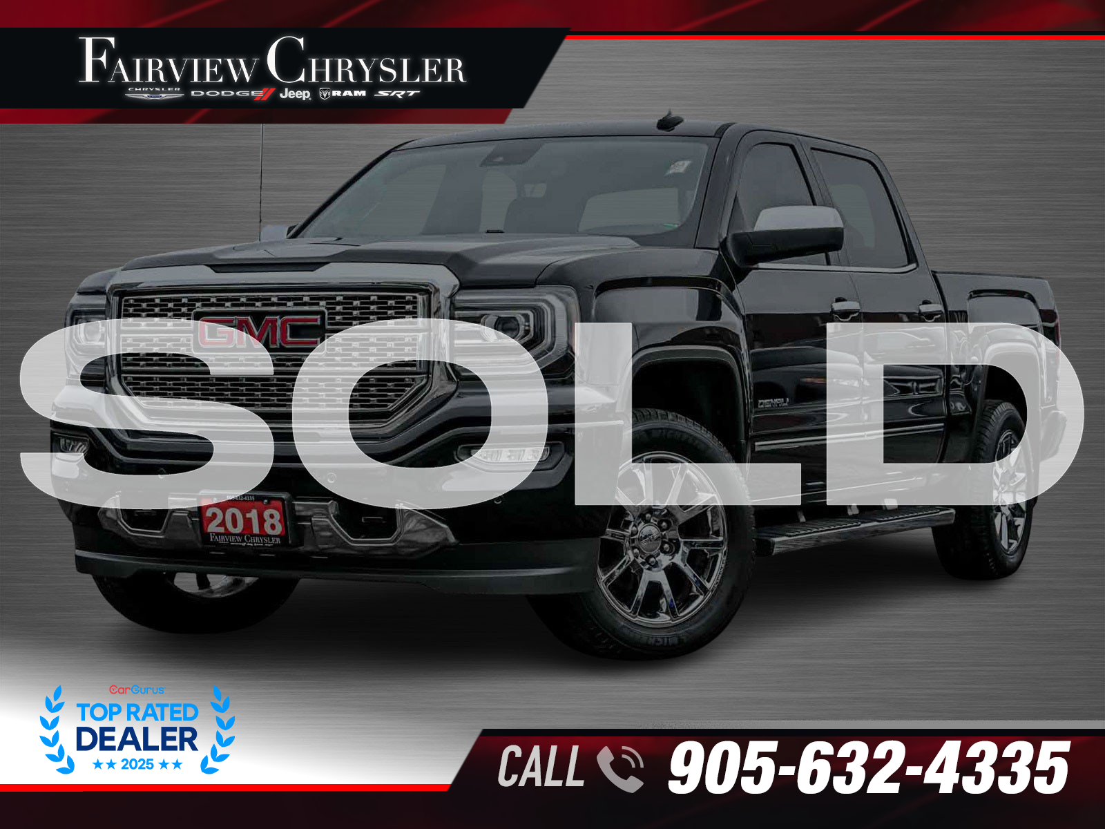 2018 GMC Sierra 1500 Denali Crew Cab 4WD