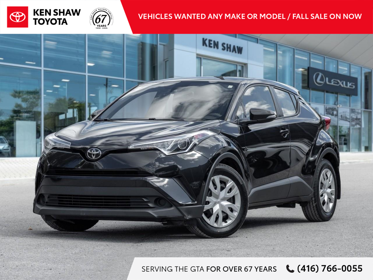 Black 2019 Toyota C-HR   Continuously Variable Transmission