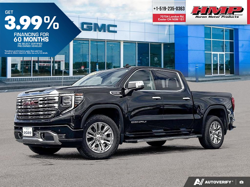 used 2022 GMC Sierra 1500 car, priced at $57,284