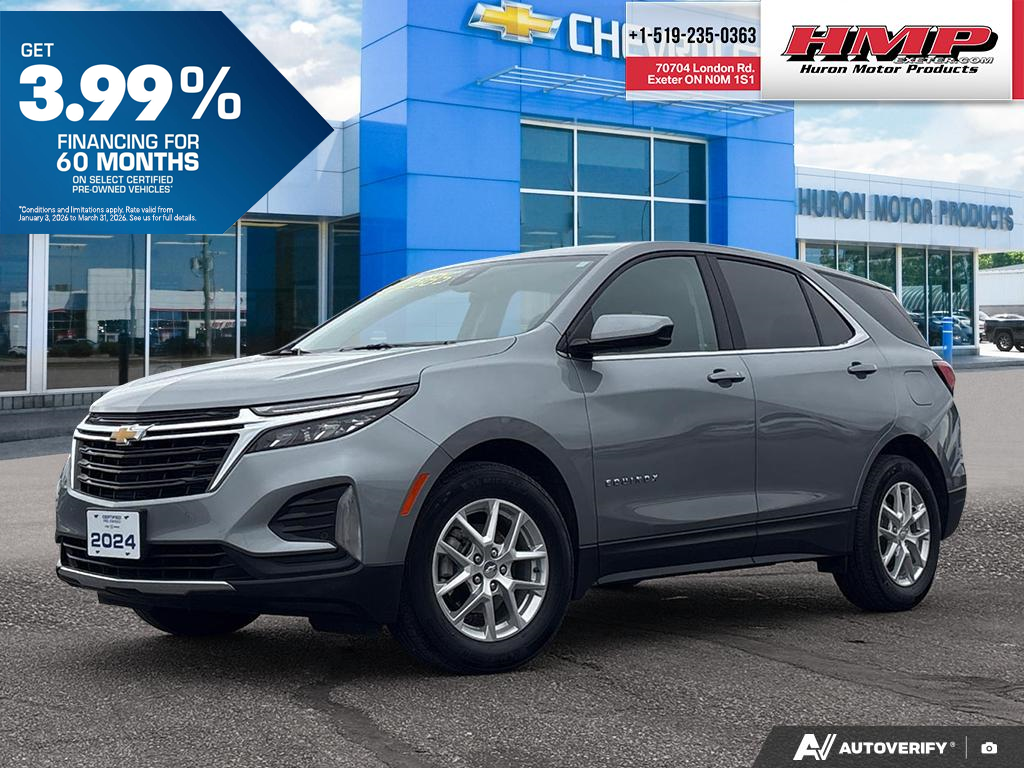 used 2024 Chevrolet Equinox car, priced at $29,284