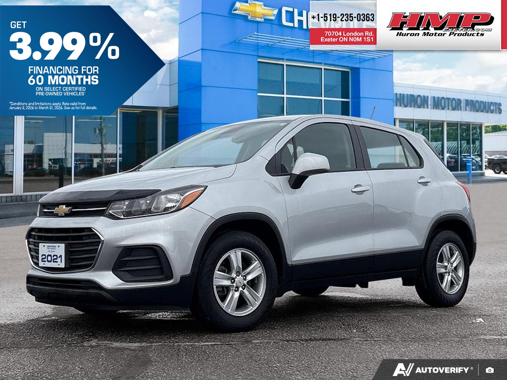 used 2021 Chevrolet Trax car, priced at $18,284