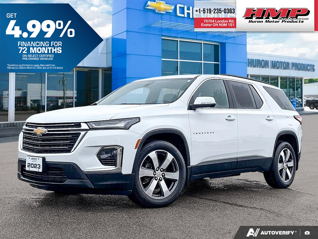 used 2023 Chevrolet Traverse car, priced at $41,284