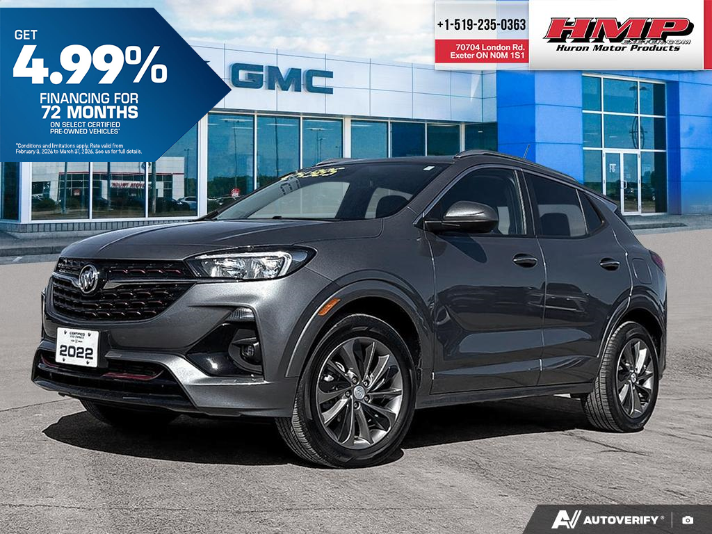 used 2022 Buick Encore GX car, priced at $25,284