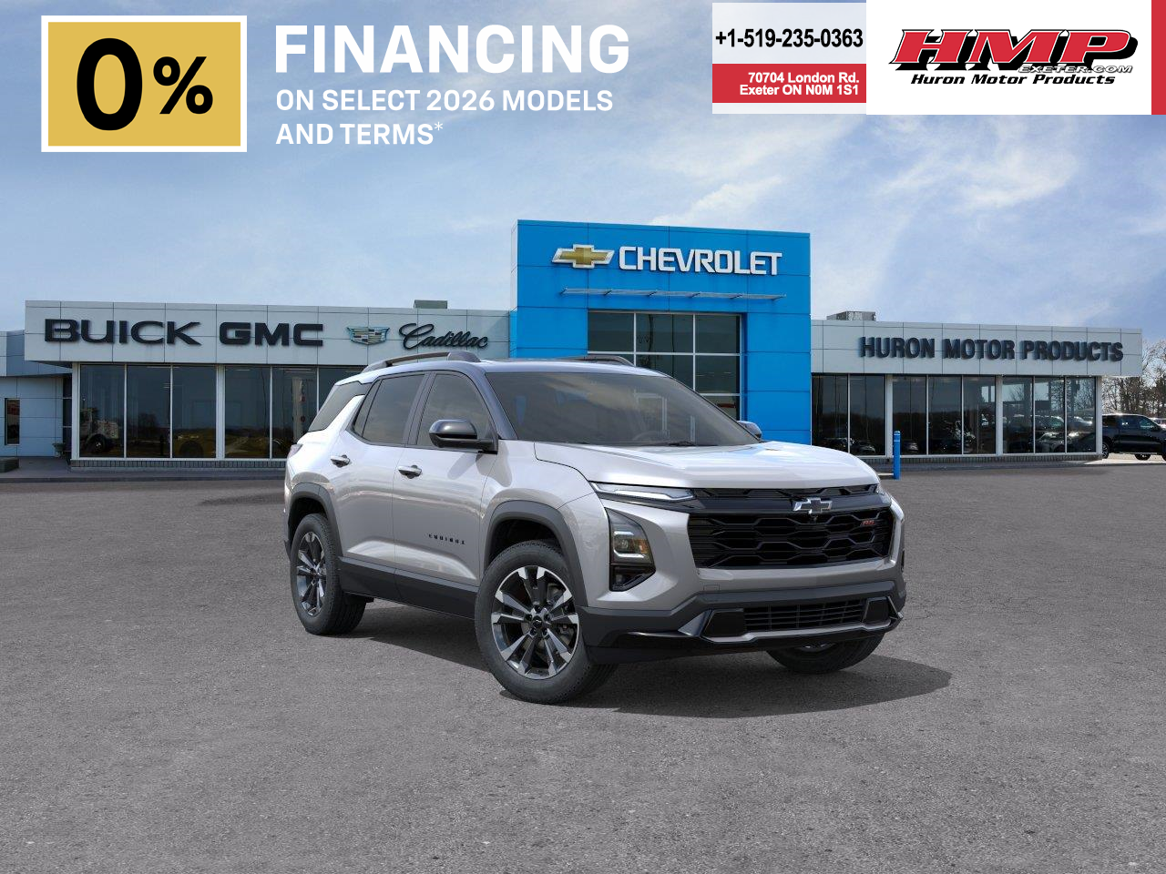 new 2026 Chevrolet Equinox car, priced at $49,593