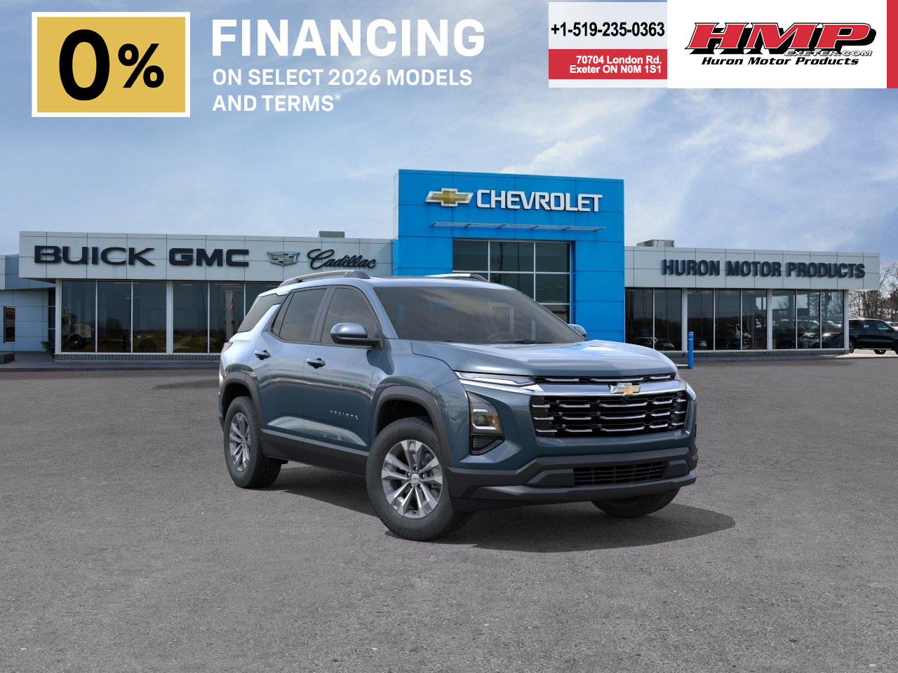 new 2026 Chevrolet Equinox car, priced at $44,912