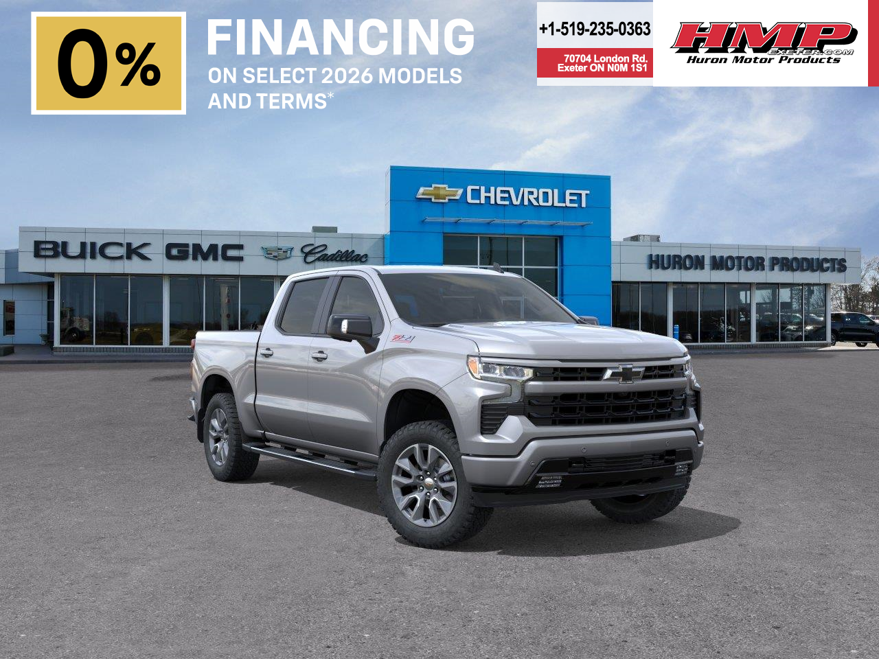 new 2026 Chevrolet Silverado 1500 car, priced at $75,858
