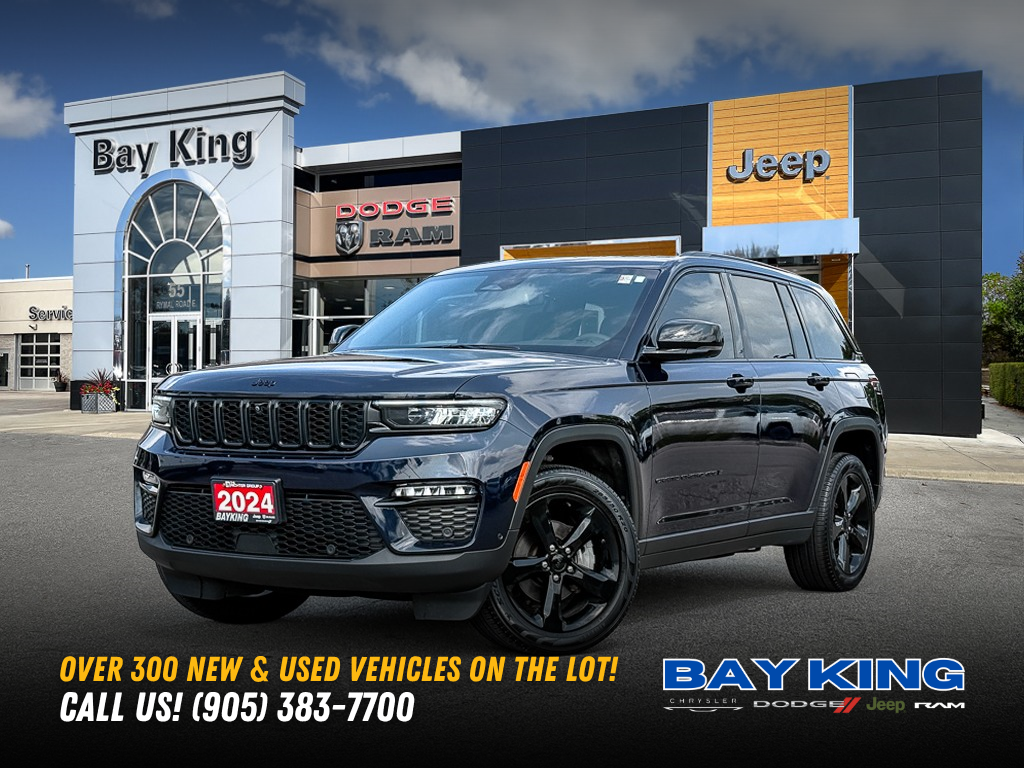 Blue 2024 Jeep Grand Cherokee SUV / Crossover Four-Wheel Drive 8-Speed Automatic
