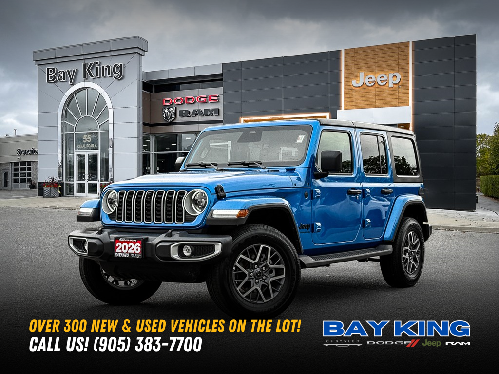 Blue 2026 Jeep Wrangler SUV / Crossover Four-Wheel Drive 8-Speed Automatic