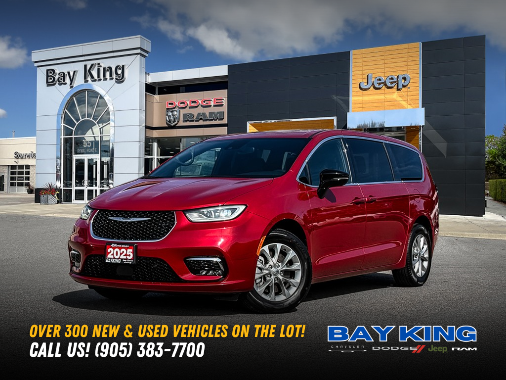 Red 2025 Chrysler Pacifica Minivan All-Wheel Drive 9-Speed Automatic