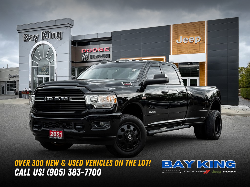 Black 2021 RAM 3500 Pickup Truck Four-Wheel Drive 6-Speed Automatic
