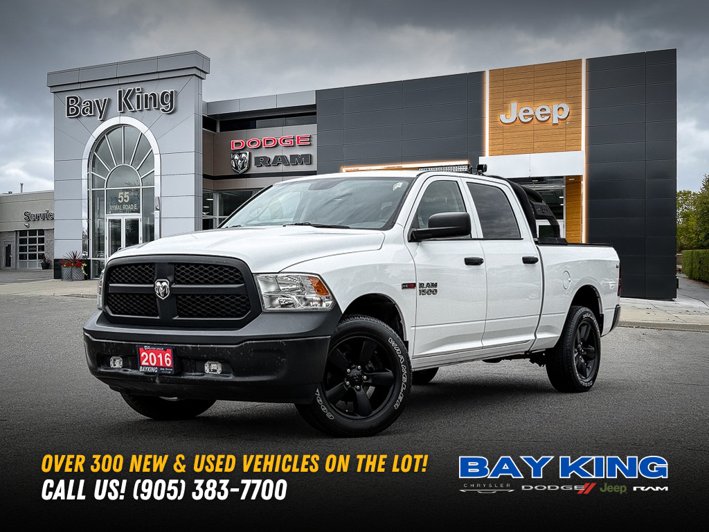White 2016 RAM 1500 Pickup Truck  6-Speed Automatic