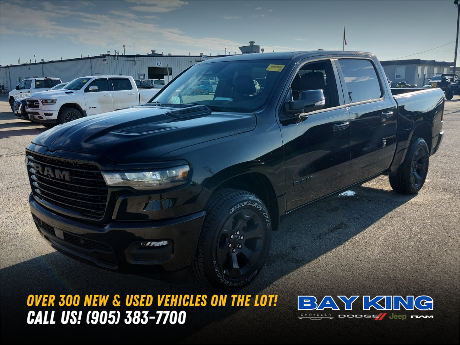Black 2026 RAM 1500 Pickup Truck  8-Speed Automatic
