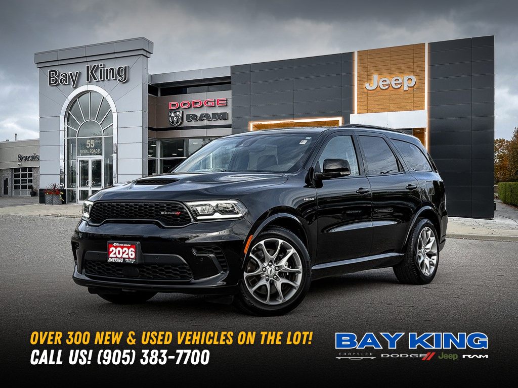 Black 2026 Dodge Durango SUV / Crossover All-Wheel Drive 8-Speed Automatic