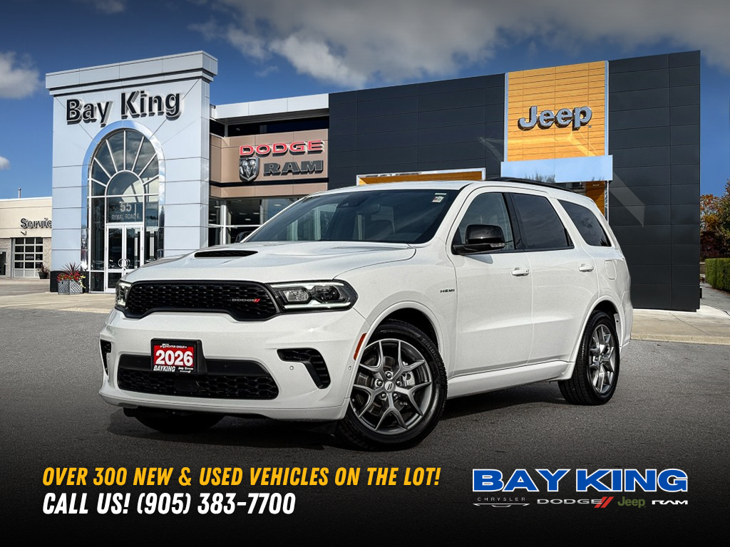 White 2026 Dodge Durango SUV / Crossover All-Wheel Drive 8-Speed Automatic