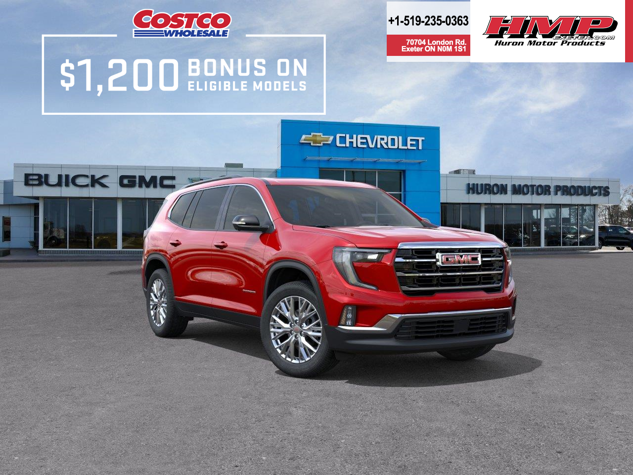 new 2026 GMC Acadia car, priced at $65,148
