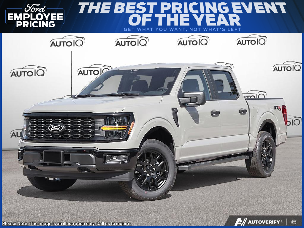 Gray 2026 Ford F-150 Pickup Truck Four-Wheel Drive Automatic