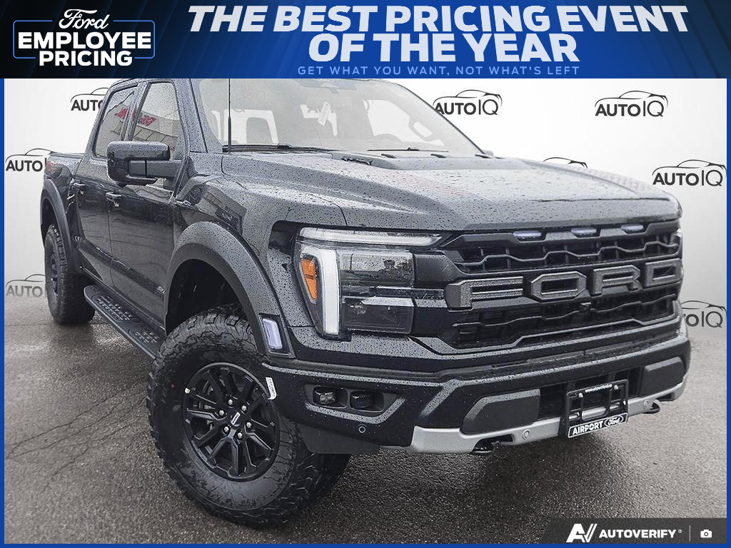 Black 2026 Ford F-150 Pickup Truck Four-Wheel Drive Automatic
