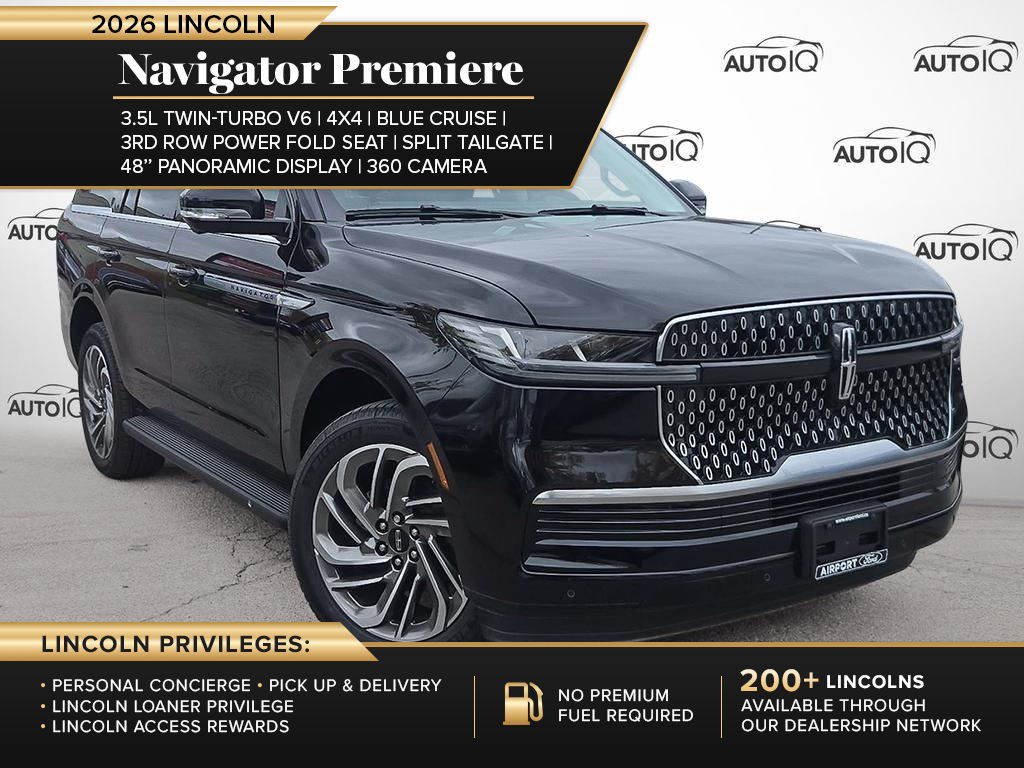 Black 2026 Lincoln Navigator SUV / Crossover Four-Wheel Drive Automatic