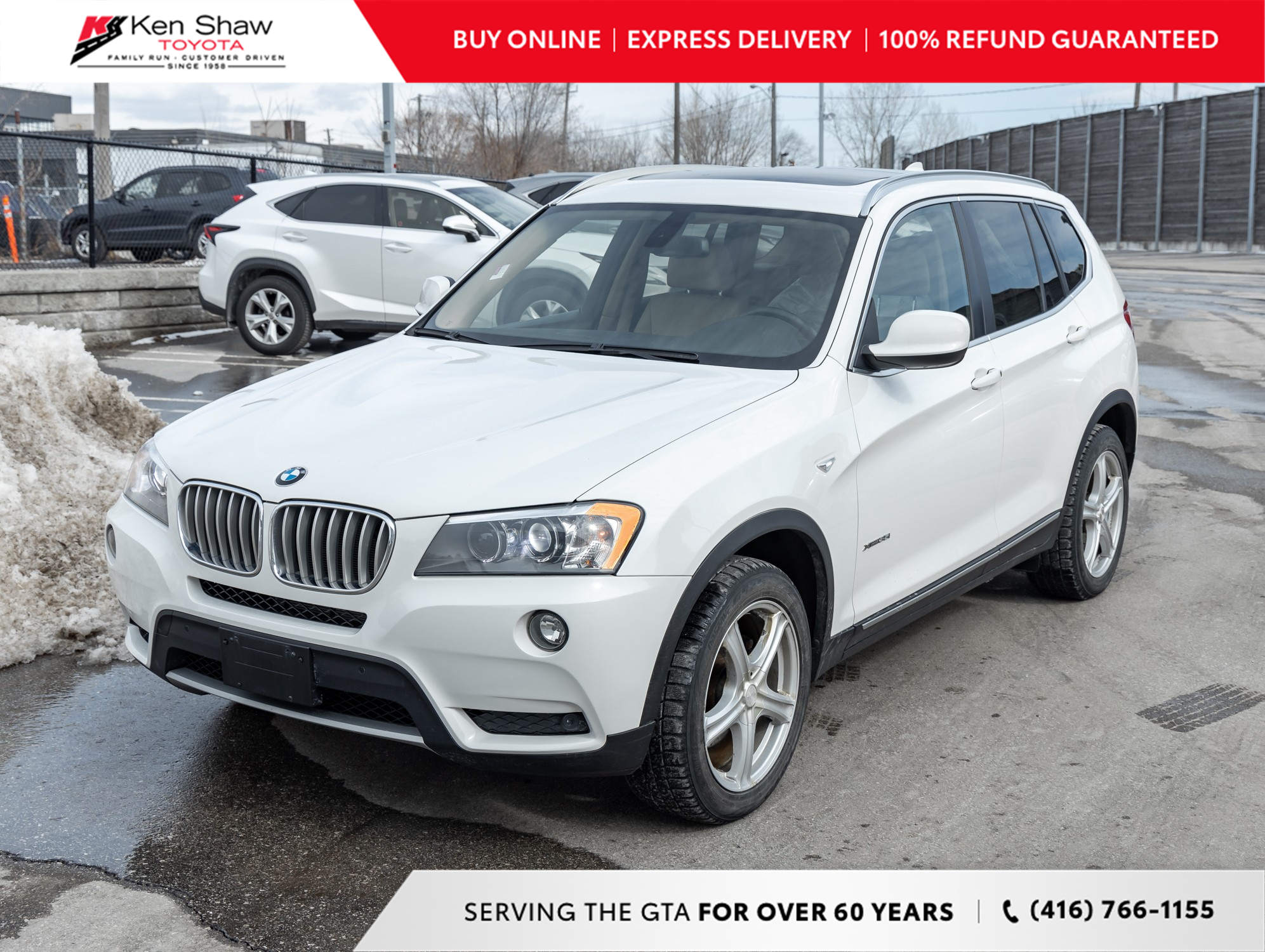 used 2011 BMW X3 car, priced at $9,499