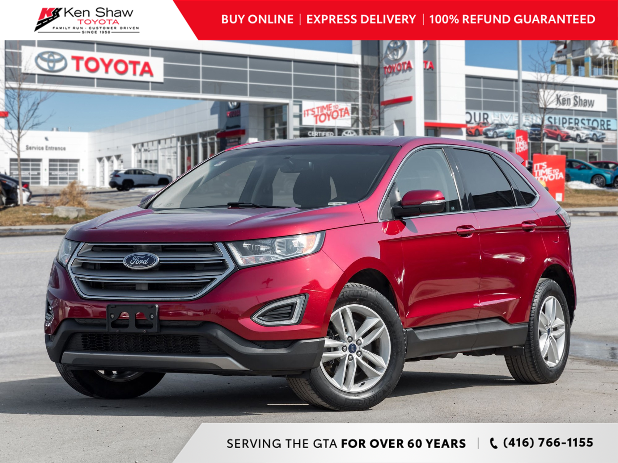 used 2018 Ford Edge car, priced at $26,699