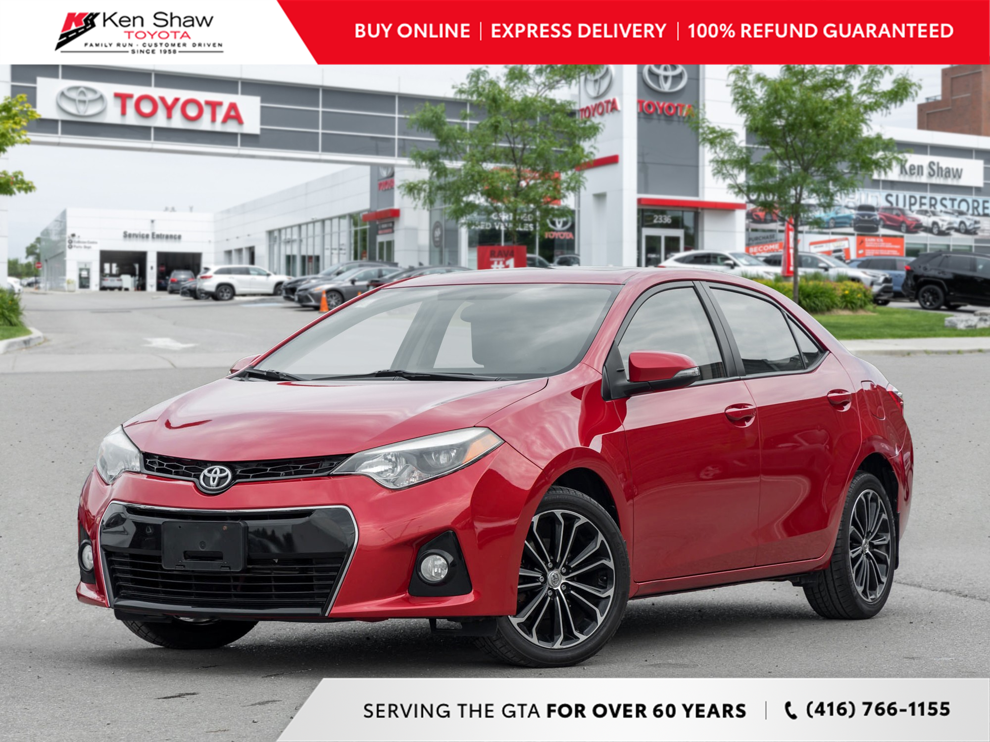 used 2014 Toyota Corolla car, priced at $14,899